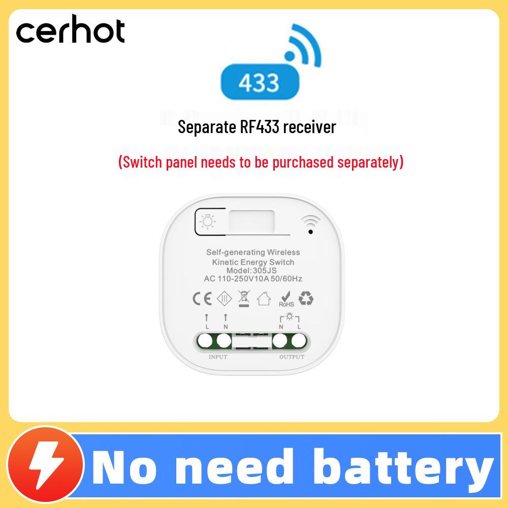 Tuya Graffiti ZigBee Smart WiFi Selbstversorgender Kabelloser Lichtschalter