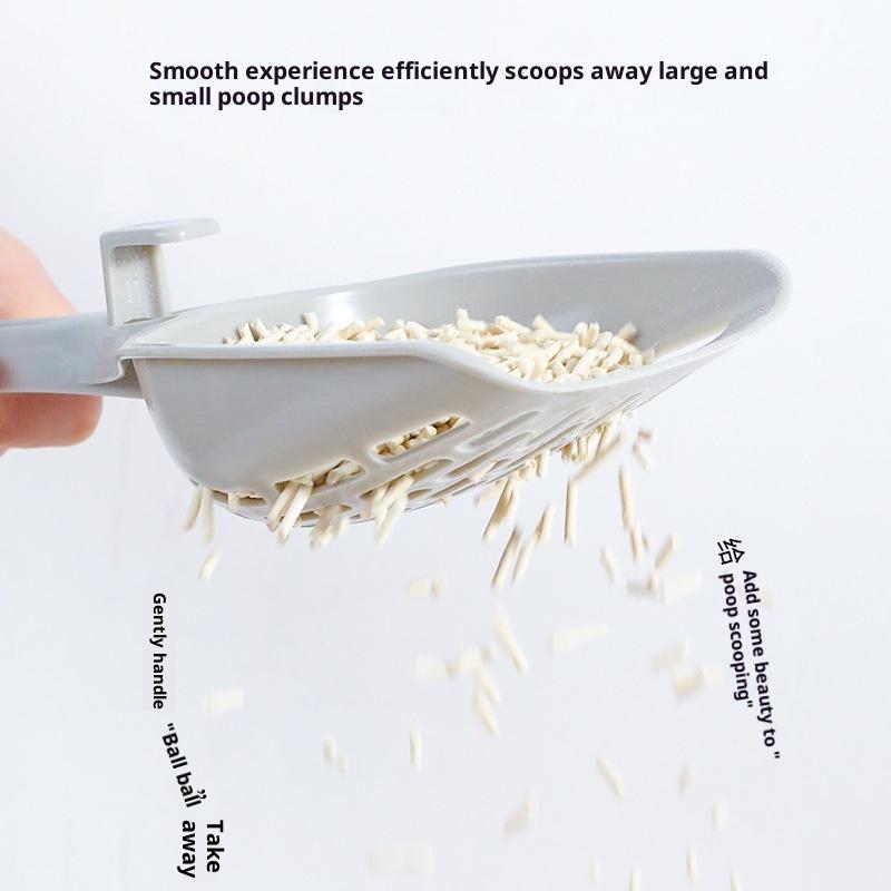 

2 шт./набор Сетчатый совок для кошачьего туалета Инструмент для удаления фекалий Принадлежности для уборки питомцев Совок для кошачьего туалета 2pcs