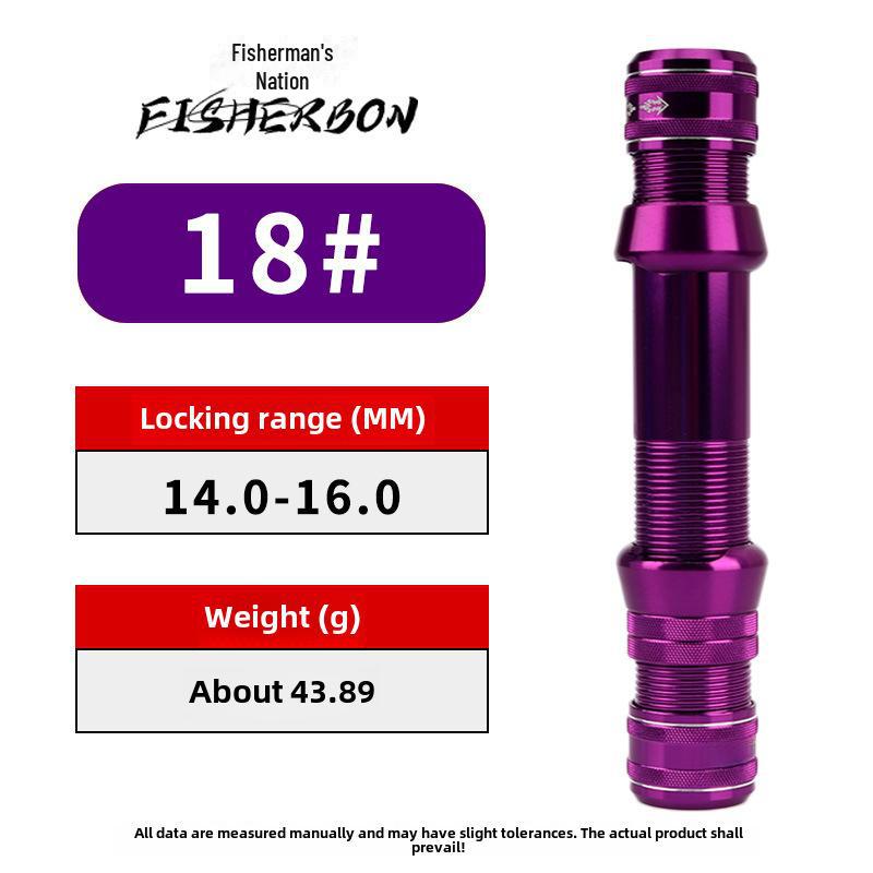 Retractable All-Metal Fishing Rod Seat with Self-Locking Mechanism