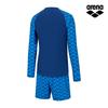 Alena Nobly Leisure Zip-Up Rash Guard Set A4Bm1Pc11Nvy