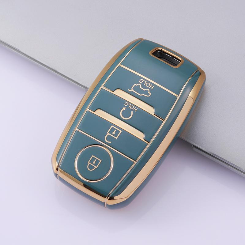 3Buttons TPU Car Key Cover Case Holder For Kia KX3 KX5 K3S RIO Ceed Cerato Auto Shell Fob For Kia Optima Sorento Niro Soul