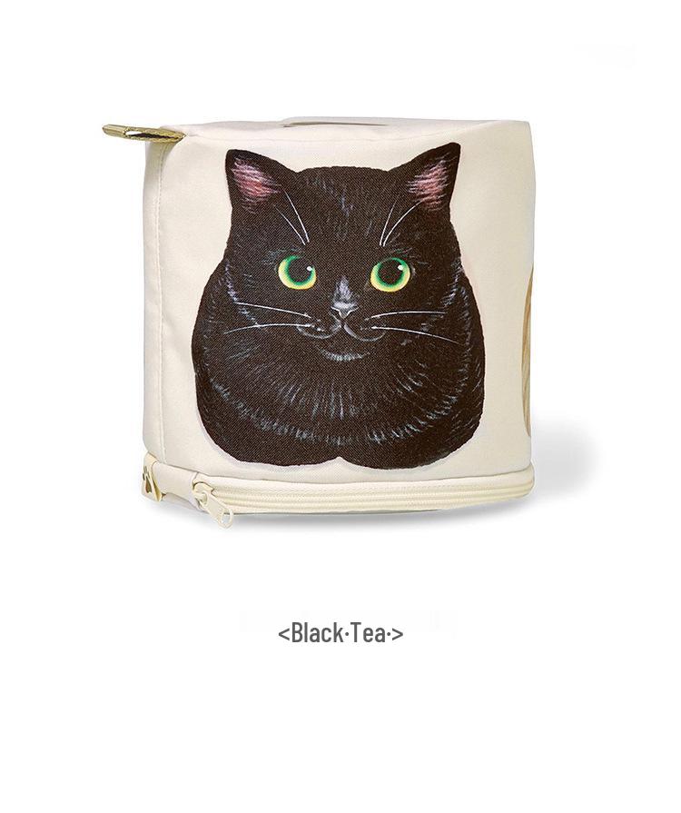 Japanese Cat Hand Warmer Paper Tissue Box Cover