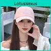 Style Distressed Letter Embroidered Cotton Baseball Cap With Sun Protection For Casual Wear