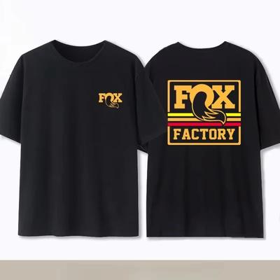 Summer Fox Racing Cross-country Mountain Bike Commemorative T-shirt High Quality Fashion Men Women Short Sleeve Round Neck Top