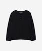 NODE LABS Dev:10 Henley Neck Long Sleeve T-Shirt_Black
