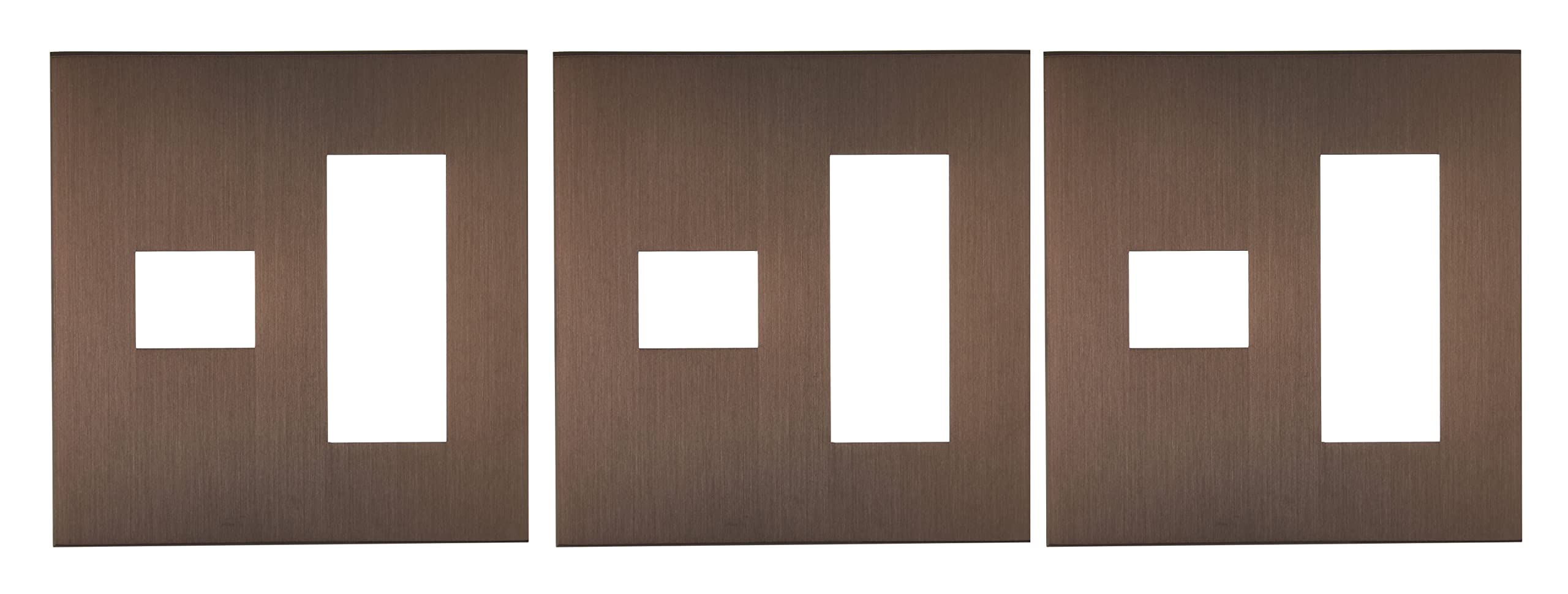 

Panasonic Glacier Series Square Outlet Plate Dark Brown to Set of 3 (for 3+1) [Made Order] WTV6274A1-3