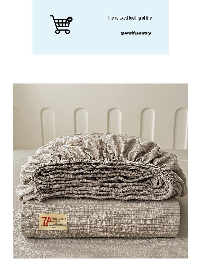 A-Grade Solid Color Bedspread and Dustproof Fitted Sheet for Simmons Taiwan Bedding