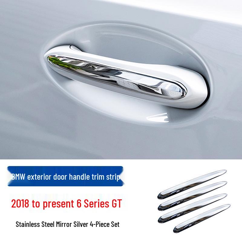 Decorative Strip for Exterior Door Handles: Compatible with BMW 5, 3, 6GT, X1, X2, X3, X4, X5, X6 Models
