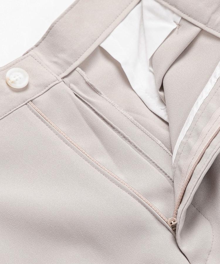 Seuteulaikeu Elegant Pintuck Trousers (Ivory)