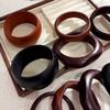 Fashion Fun Women Personality Elegant Natural Wood Square DIY Bracelet Jewelry Layering Ladies Vintage Geometric Layering Bangle