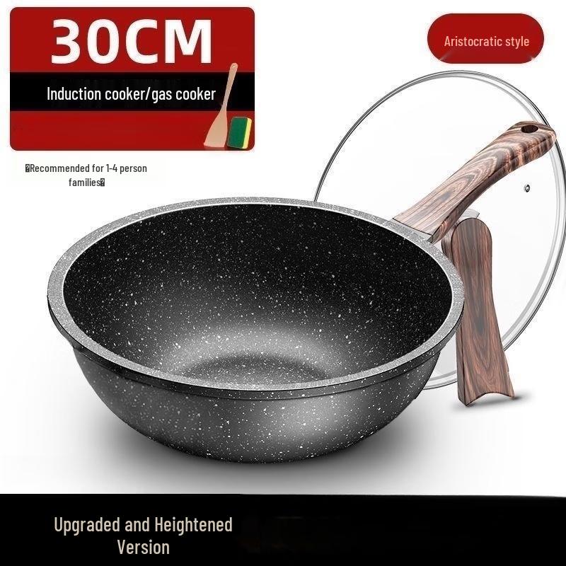 LISM Maifan Stone Non-Stick Stir-Fry Wok