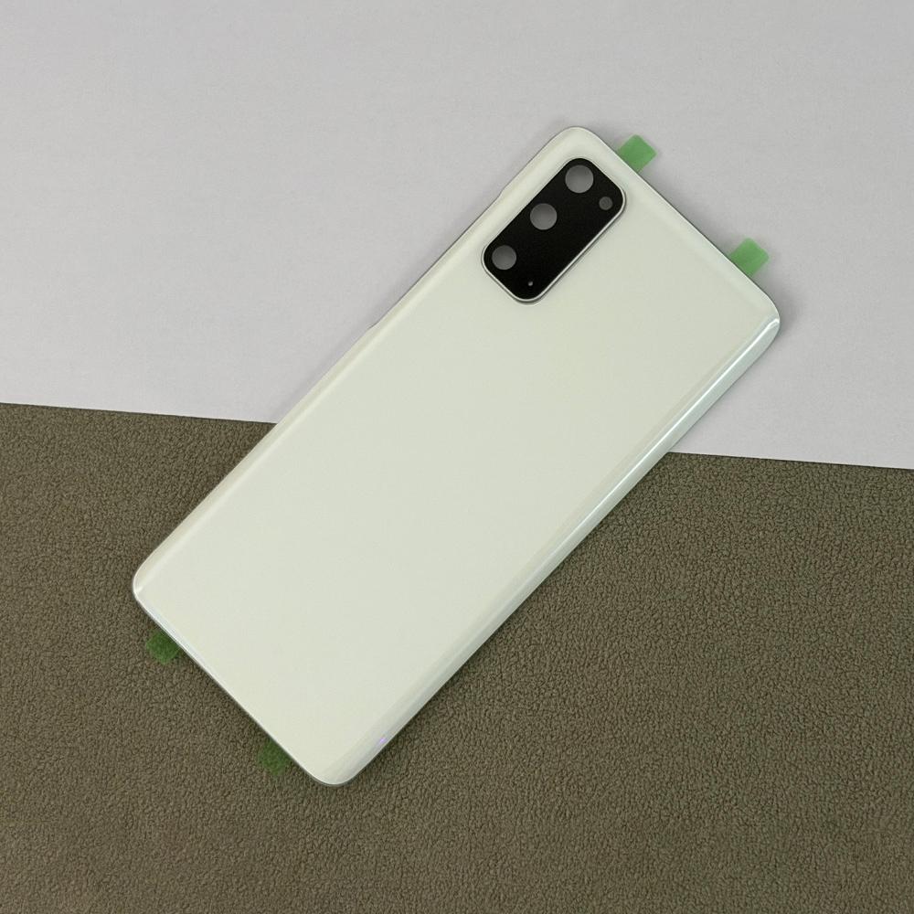 For Samsung Galaxy S20 Back Cover Rear Battery Glass Housing Case Panel With Camera Lens Replacement Parts G980 Back Cove
