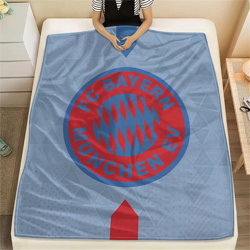 Bayern Munich Flannel Blanket, High quality Comfortable for All Seasons, Home Decor, Warmth and Comfort
