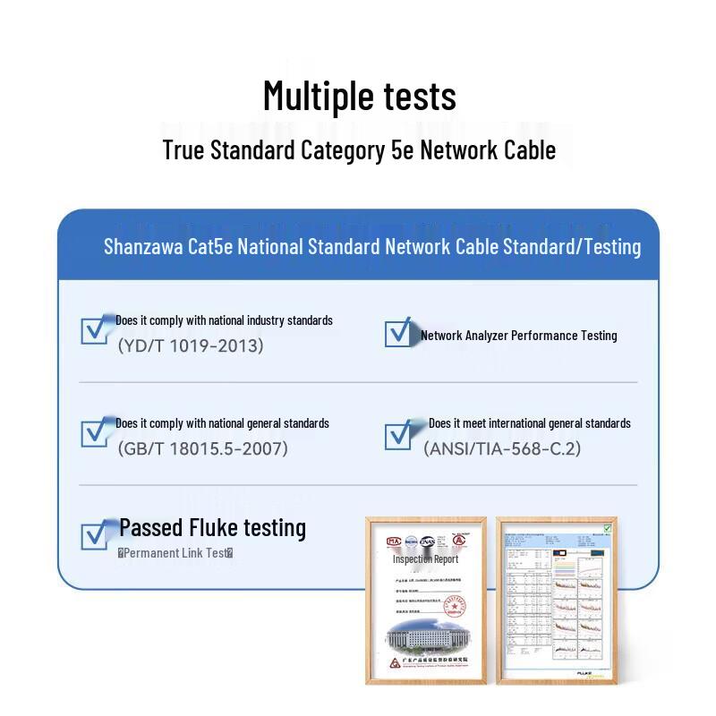 SAMZHE CAT5e Unshielded Pure Copper Network Cable