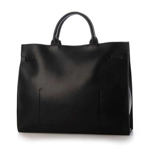 Kashkash 2-Way A4 Tote Bag with Twisted Belt, 10-00-01510, Women's, Black