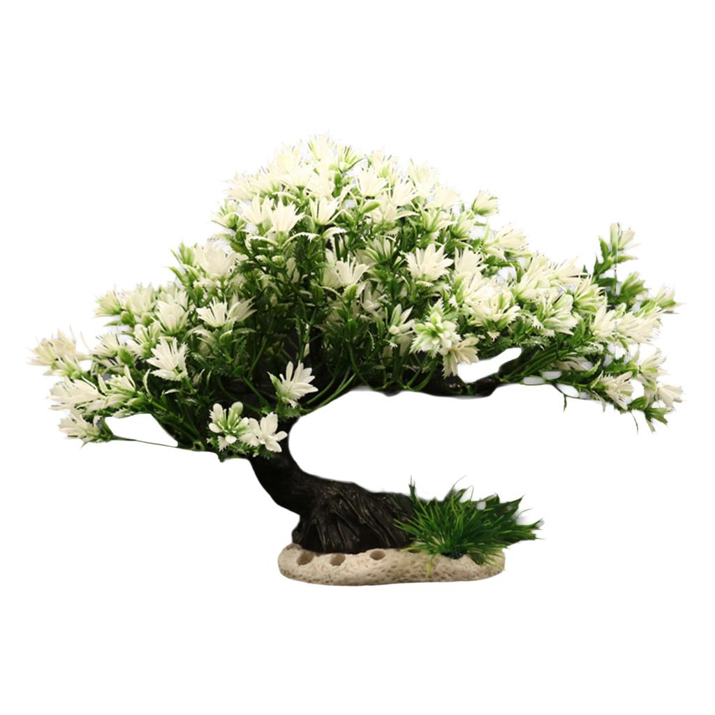 Aquarium Artificial Plastic Plants Decoration Easy and Quick Solution for Fish Tank Landscaping for Glass Containers Aquariums
