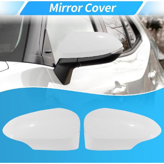 Motoforti 1 Paar Türspiegelkappe für Toyota Yaris 2012-2019 Links Rechts Außenrückspiegel Schalen Kappe Gehäuse für Toyota Yaris Weiß