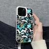 Blue Lightning Is Suitable for iPhone16plus Mobile Phone Case 15promax Anti-drop 14promax Matte 13 Cool