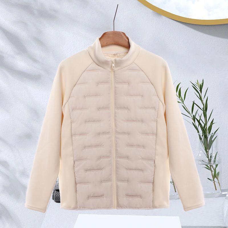 Autumn Thin Cotton Coat Women Stand Collar Warm Outerwear Jacket