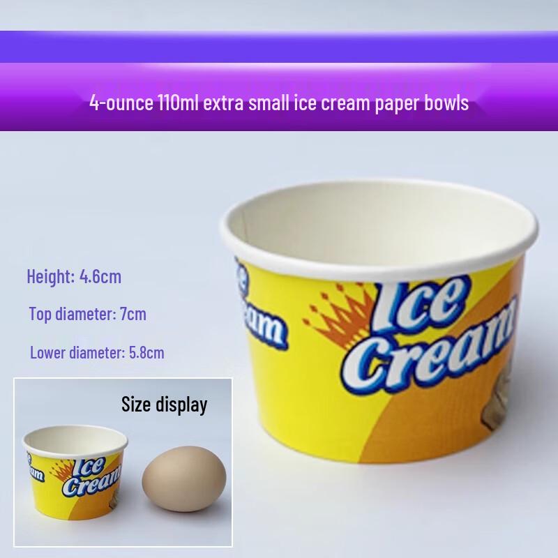 Disposable Ice Cream Paper Cups