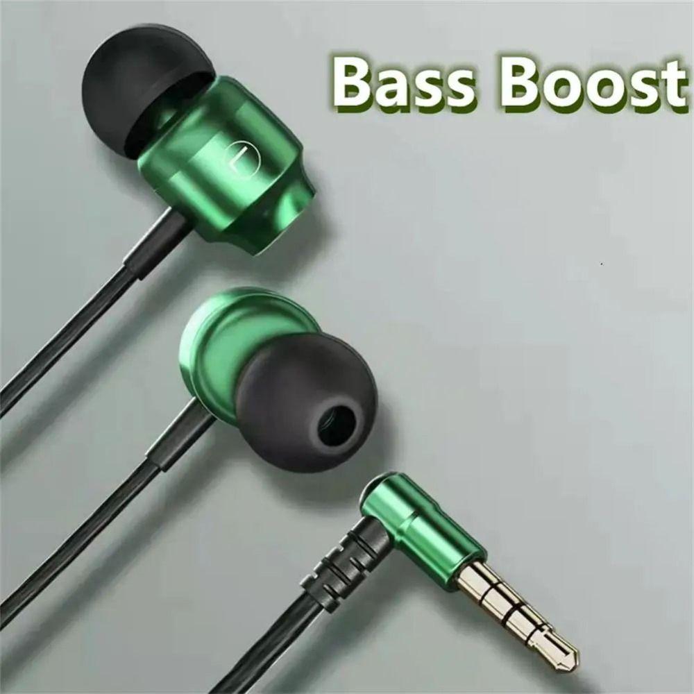3.5mm Earphone In Ear Wired Headset Portable InEar Microphone