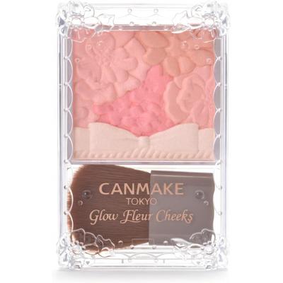 Canmake Glow Fleur Cheeks 01 Peach Fleur 6.3g Single Item 01 Peach Fleur