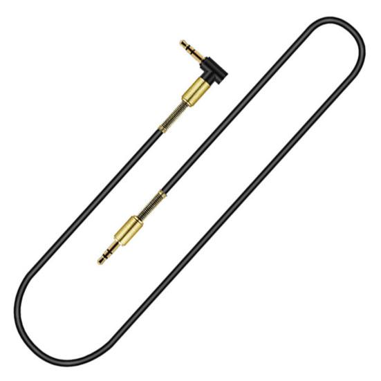 3.5mm Male AUX Straight Spring Cable Audio Adapter Cord for Car Speaker Phone