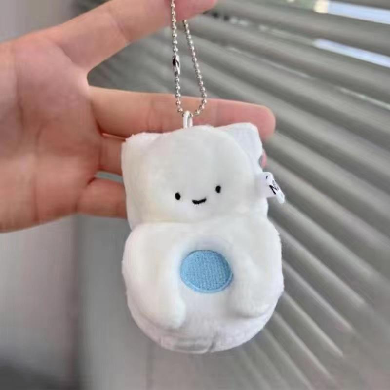 

Забавный мультяшный туалетный стульчик для унитаза плюшевая кукла подвеска брелок креативный автомобильный брелок рюкзак украшения аксессуары подарки