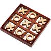 Classic Tic-tac-toe Game, Wooden Family Board Game Set Noughts And Crosses Game, Handmade Family Board Game Toy, Wooden Playing And Board For Children