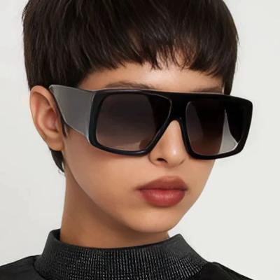 Oversize Duże Kwadratowe Okulary Przeciwsłoneczne Damskie Dla Mężczyzn Vintage Okulary Przeciwsłoneczne Punk Popularne Outdoorowe Podróż Luksusowa Marka Projektant Okulary