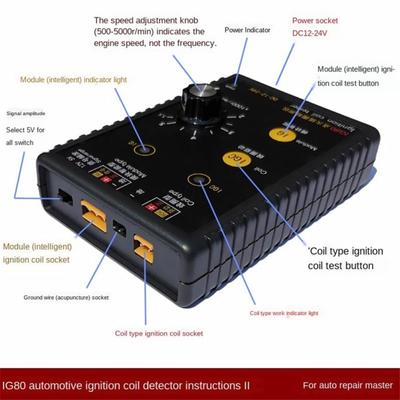 Bobine Detector Tester Aardgas 24V Benzine 12V Bobine Test