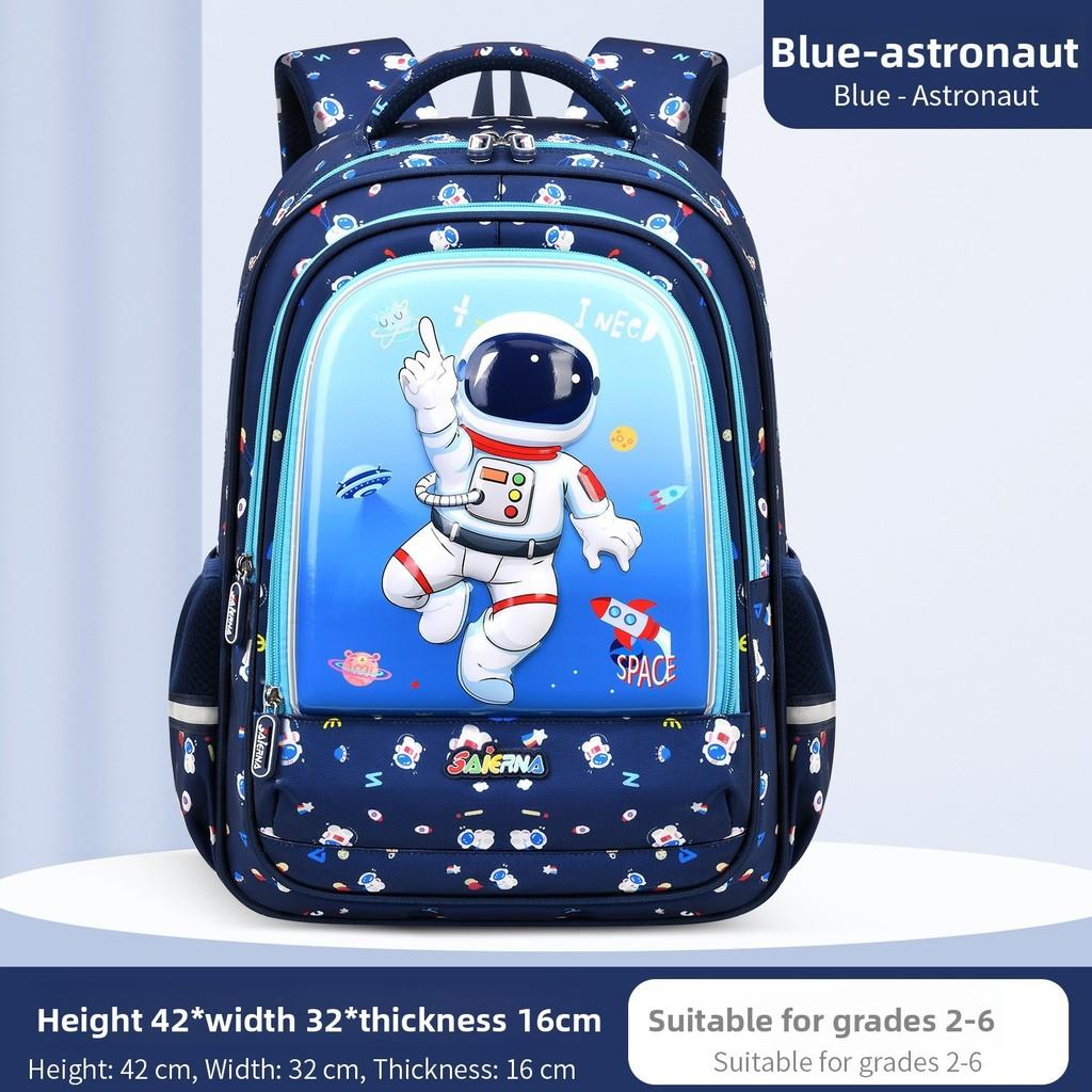 Childrens 3d Leather School Backpack With Breathable Waterproof Fabric For Kids