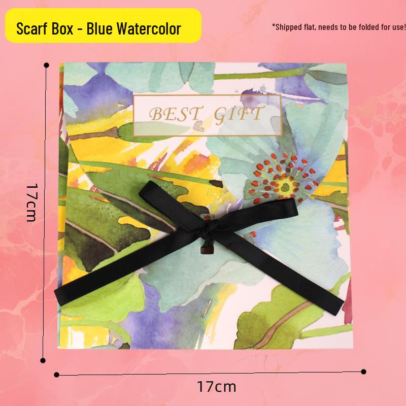 Novan Water Marbling Painting Set: Silk Scarf Kit for Kids with Pigment and Fan Brushes