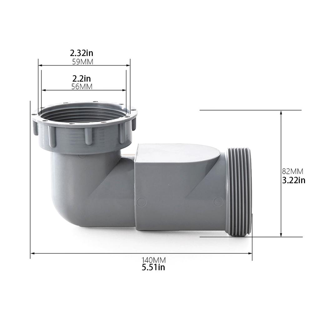 Kitchen Sink Sewer Branch Connection Kitchen Sewer Branch Joint Easy Installation Secure Connection Sink Sewer Branch