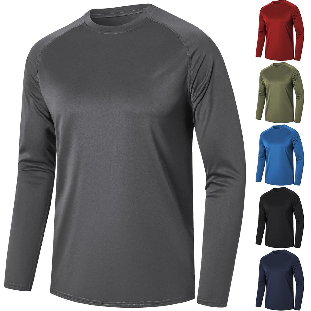 Men's Casual Sports Lightweight Quick-drying Long-sleeved Base Layer Top