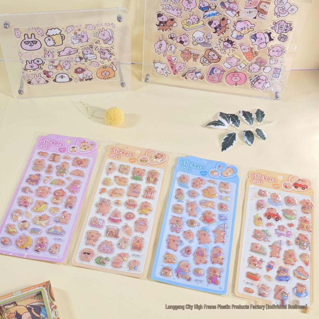 3D Sanrio Cartoon Stickers: Cute Educational & Decorative Phone Case Embellishments for Kids