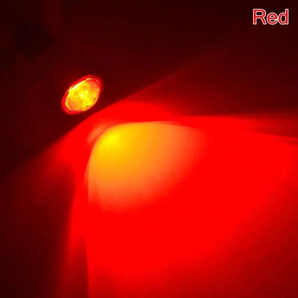 

2X 23mm Eagle Eye Light T10 DC 12V 2.5W Auto Led Daytime Running Backup Moto Parking Signal Lamps Waterproof Fog Lighting Strong червоний