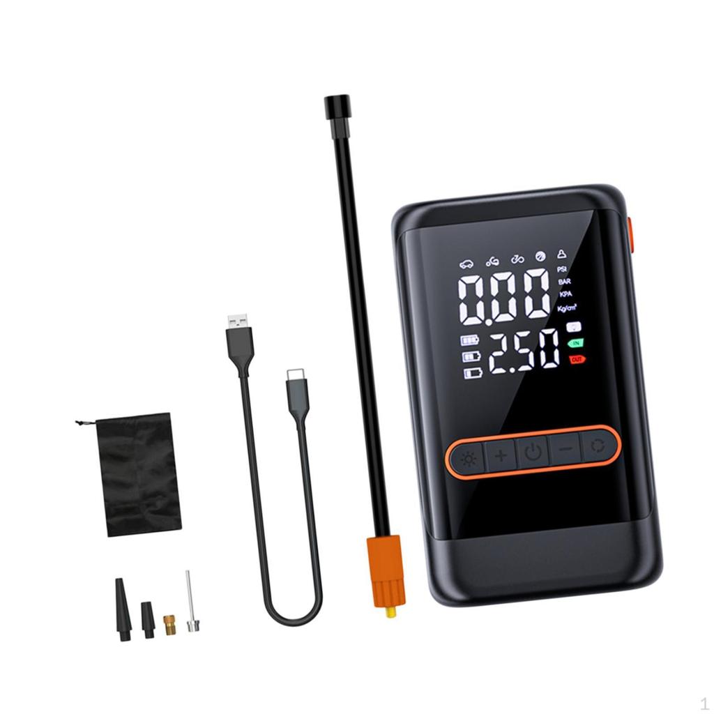 Car Tire Pump Lightweight Air Compressor for Bicycles Ball Motorcycle