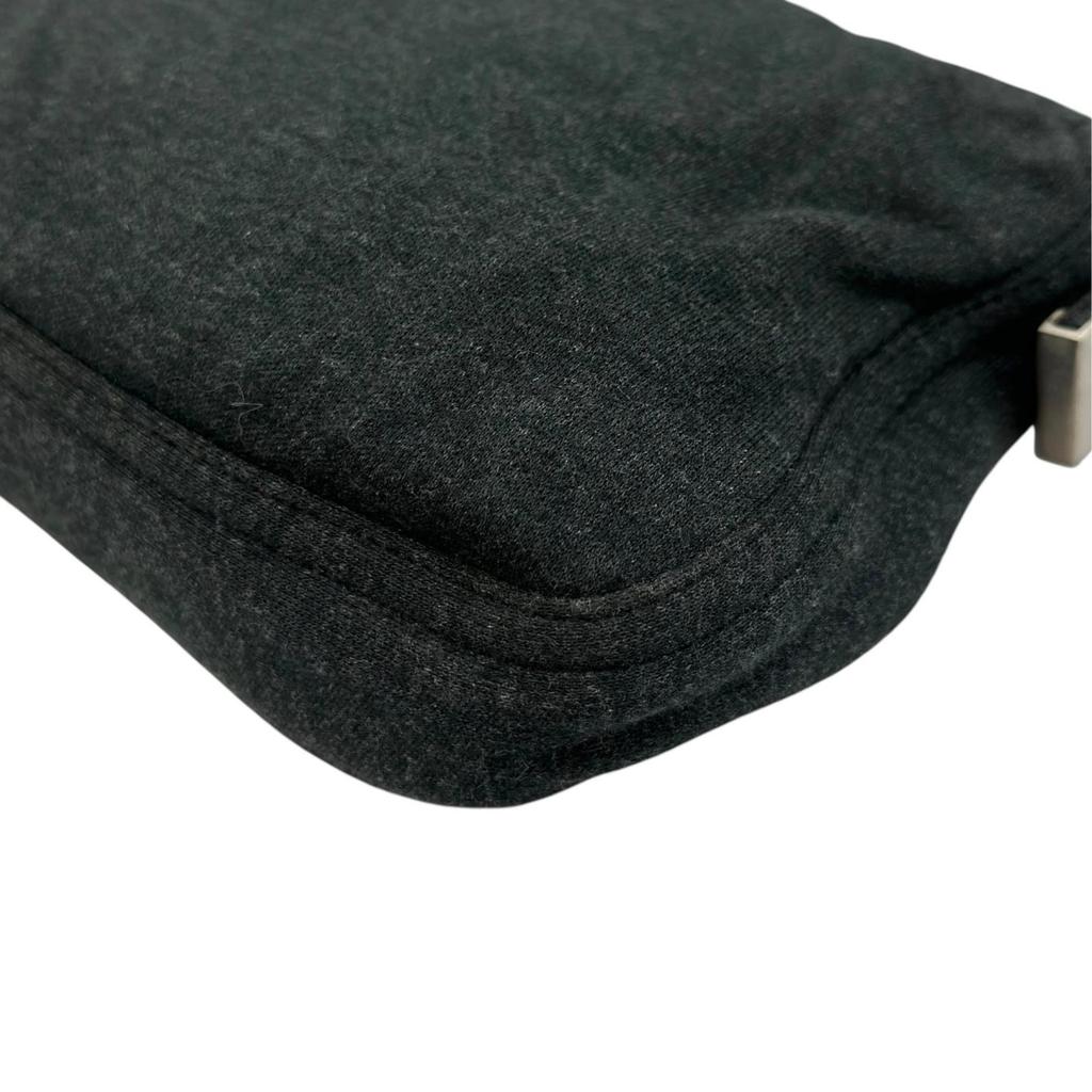 FENDI Mamma bucket Shoulder Bag Dark gray Women one belt used