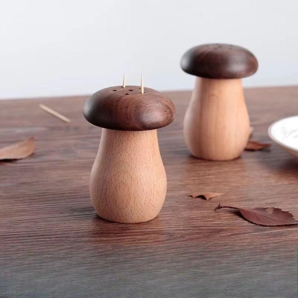 Exquisite Wooden Toothpick Box Creative Toothpick Container  Miscellaneous Organizer