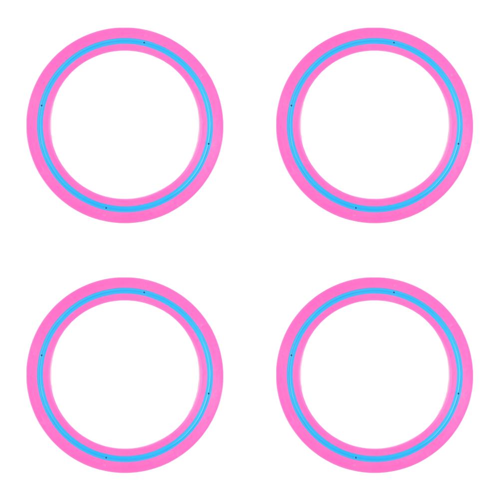 2-4PCS 25cm Flying Disc Portable Sports Play Discs Versatile Throwing Catching Disc Outdoor Flying Disc Toy for Beach Backyard