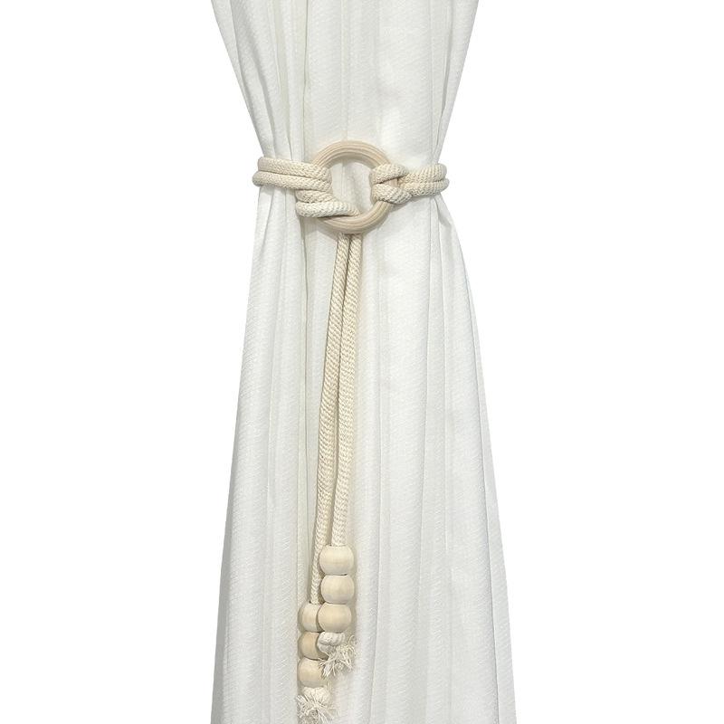 The Curtain Binding Tape for The Homestay White Gauze Curtain Storage Buckle Binding Tape and Fixed Rope