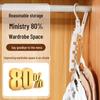 Portable Five-Hole Folding Clothes Rack for Travel, Hotel, Dormitory: All-Season Drying Solution