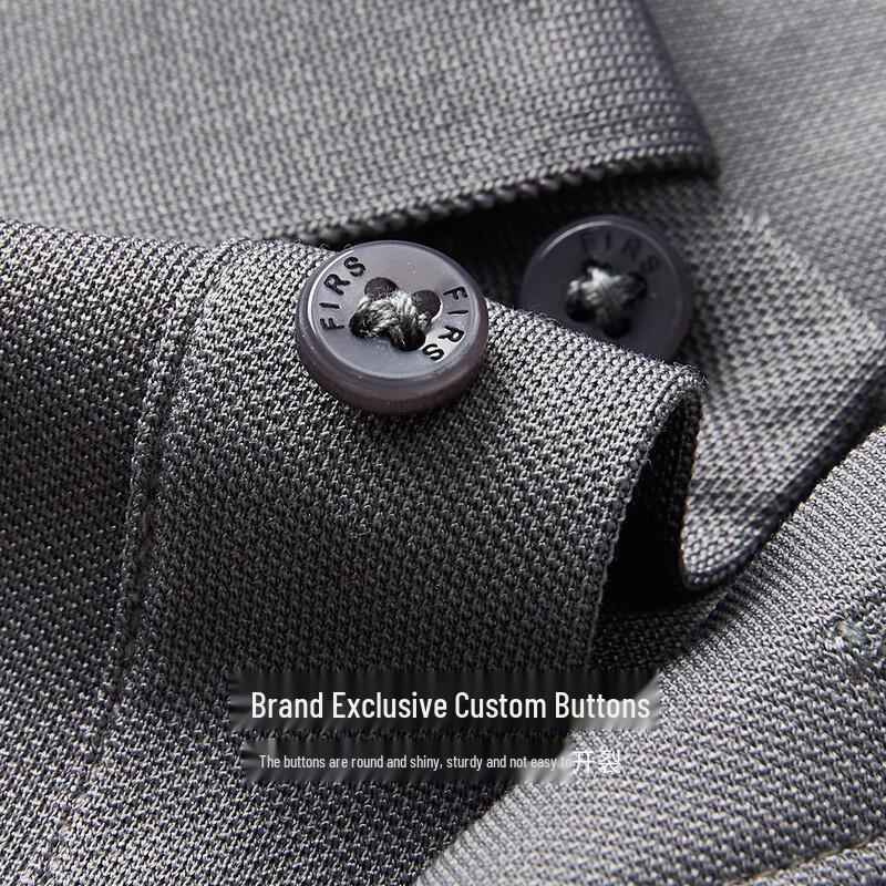 Men's Antibacterial Cotton-Silk Polo T-Shirt