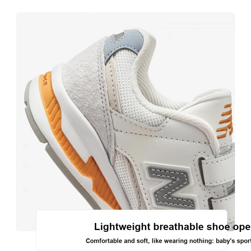 New Balance NB 530 Series Comfortable Versatile Low-Top Casual Shoes Kids sneaker White Gray PV530GC
