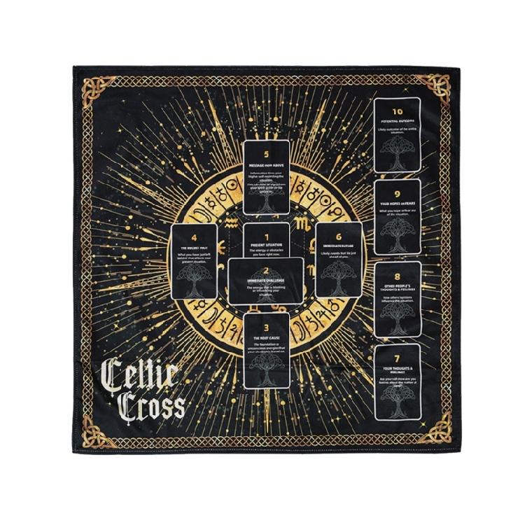 Reading Card Tarots Card Tablecloth Altars Cloth Altars Cloth Divinations Cards Table Cloth Tapestry Easy to Use