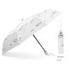 Cartoon Student Automatic Umbrella Dual-Use Three Foldable Men and Women Double Sun Protection Sun Umbrella Black Glue UV Protection