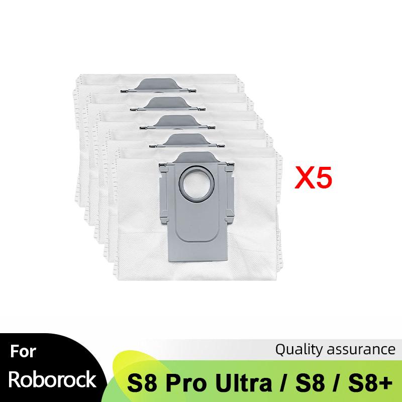 For Roborock S8 S8 Pro Ultra S8+ G20 Robot Vacuum Spare Parts Main Side Brush Mop Hepa Filter Dust Bag Cleaning Rolling Brush