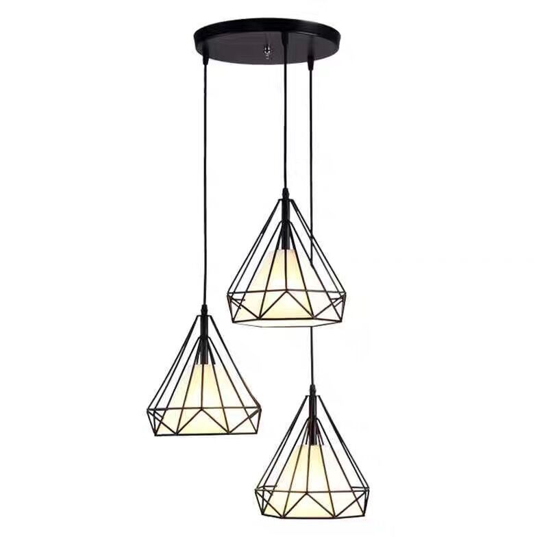JOYINLED Vintage Style Ceiling Light Retro Fashionable Pendant Lighting 3-Perfect for Island Living Room Dining Room Bedroom