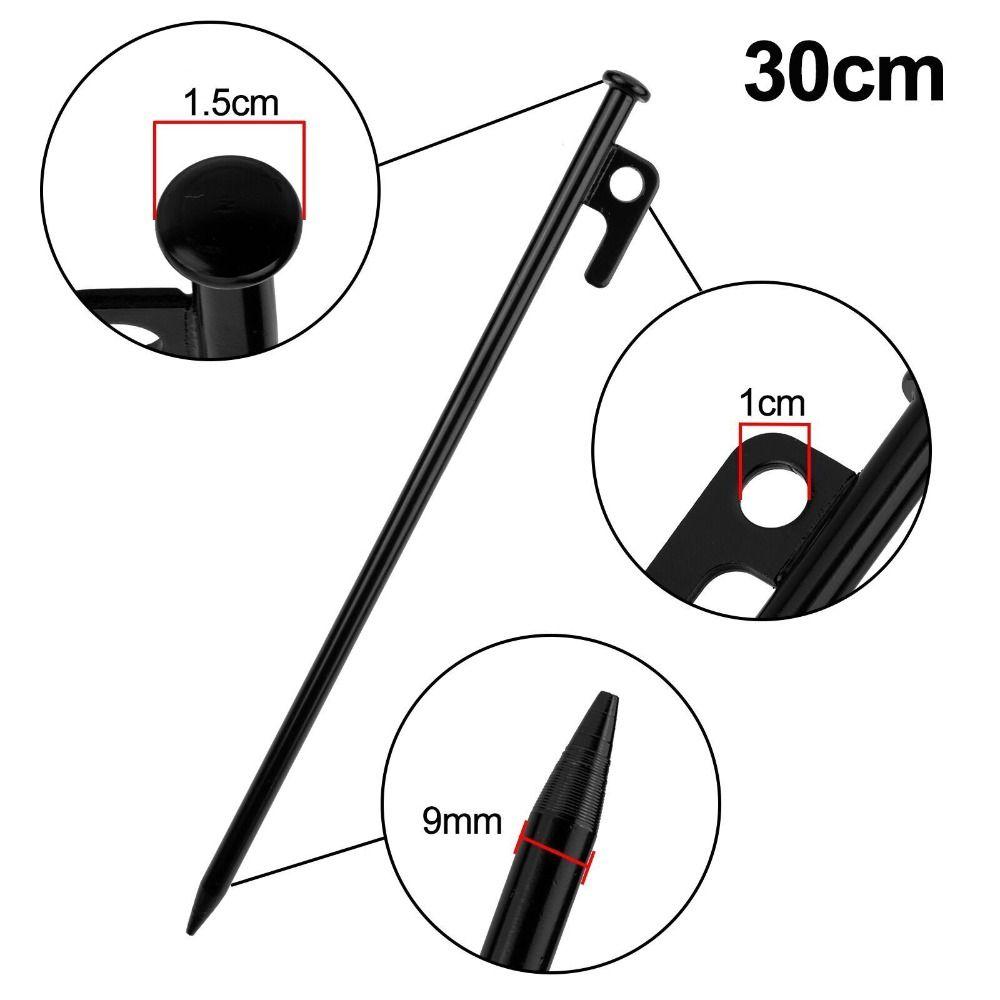 10Pcs 30cm Camping Pegs Heavy Duty Tent Pegs Duráveis Pregos de Chão